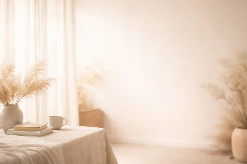 A calm space prepared for birth support